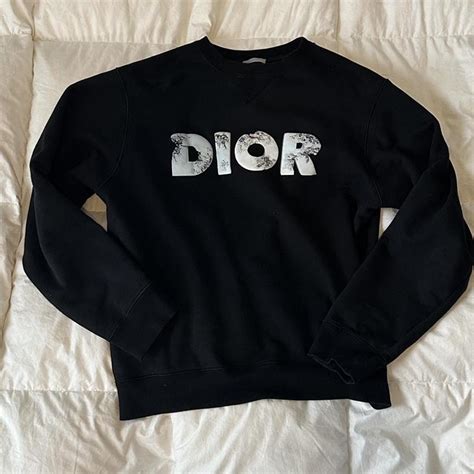 DIOR AND DANIEL ARSHAM Hooded Sweatshirt Black Cotton 